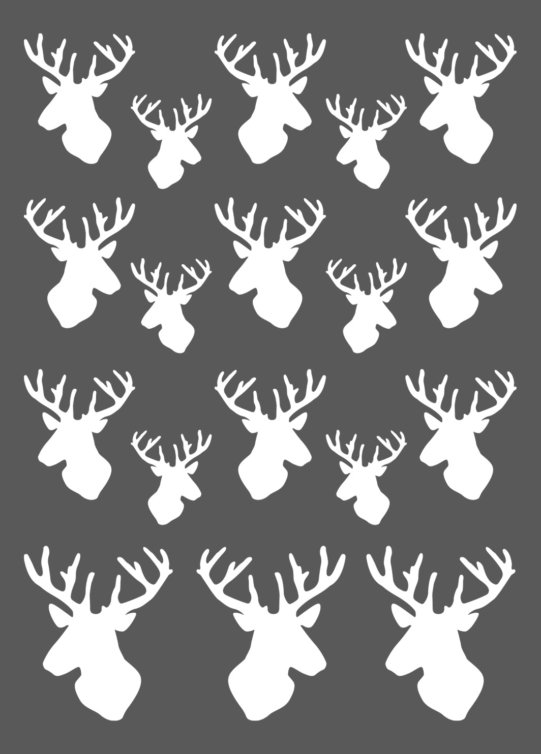 Aufkleber "Hirsch" - Wohnen auf dem Land