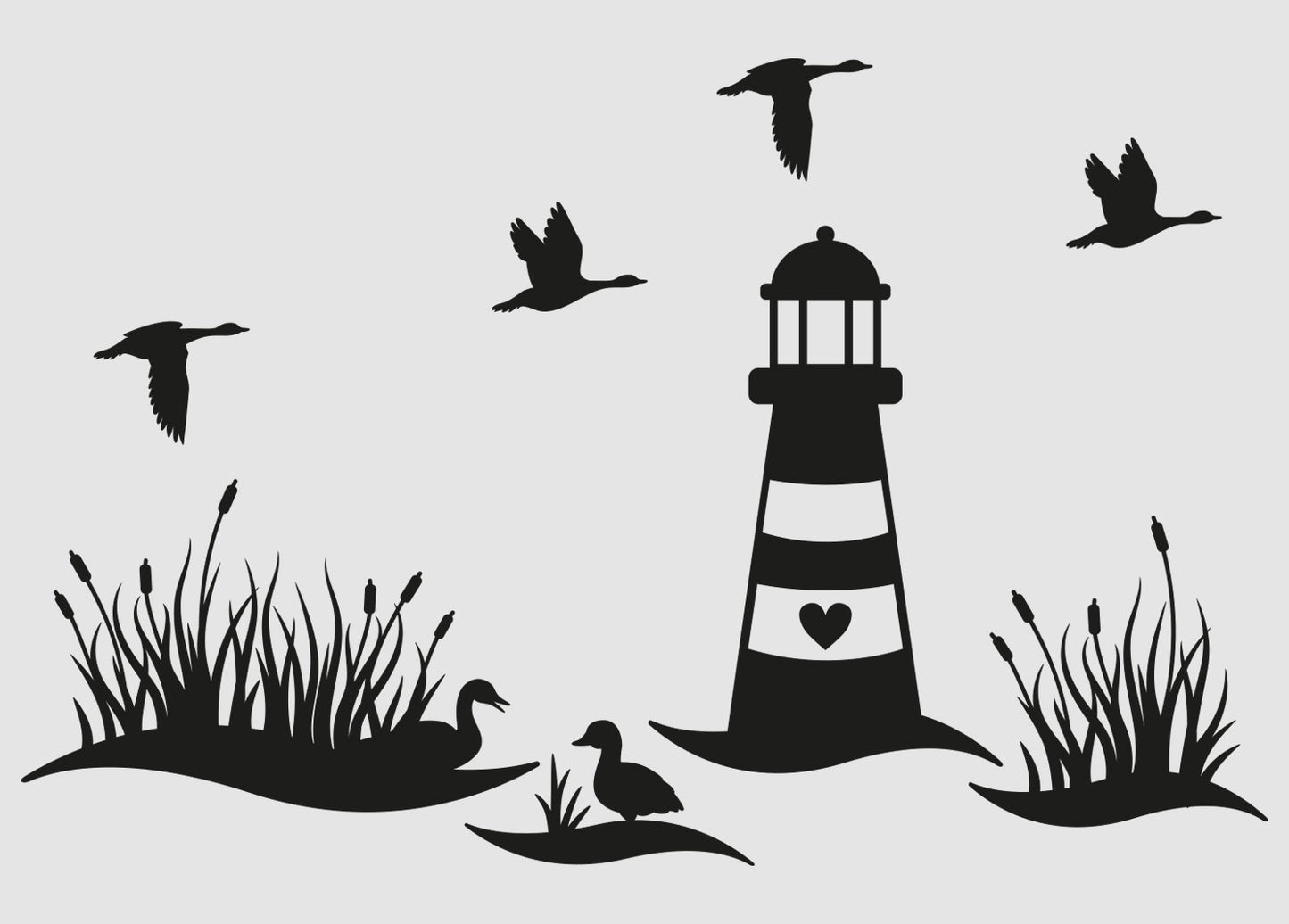 Aufkleber "Nordsee" - Wohnen auf dem Land