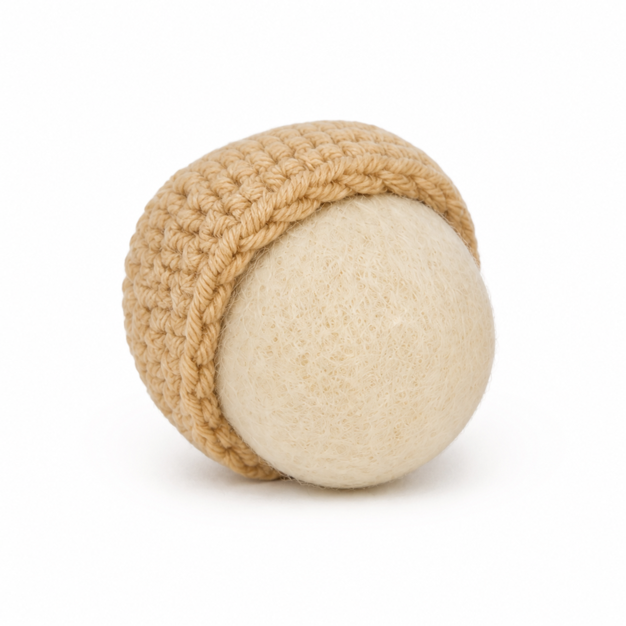 Deko Anhänger „Eichel“ Filz Strick Braun 6cm – 3 Varianten