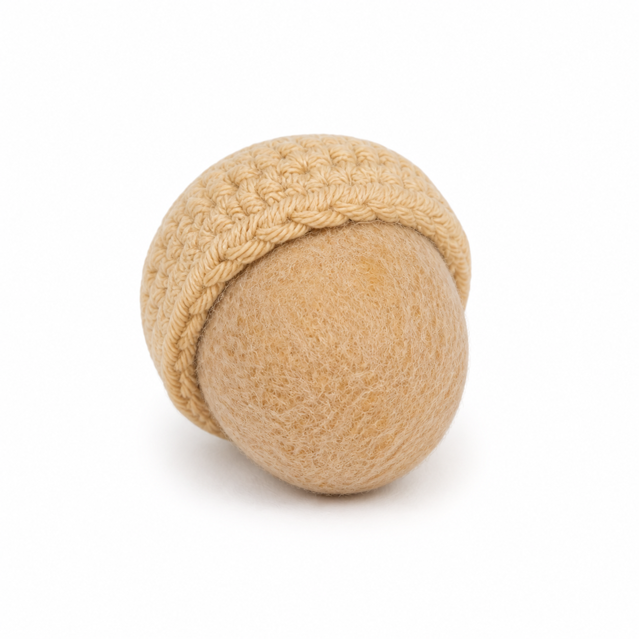 Deko Anhänger „Eichel“ Filz Strick Braun 6cm – 3 Varianten