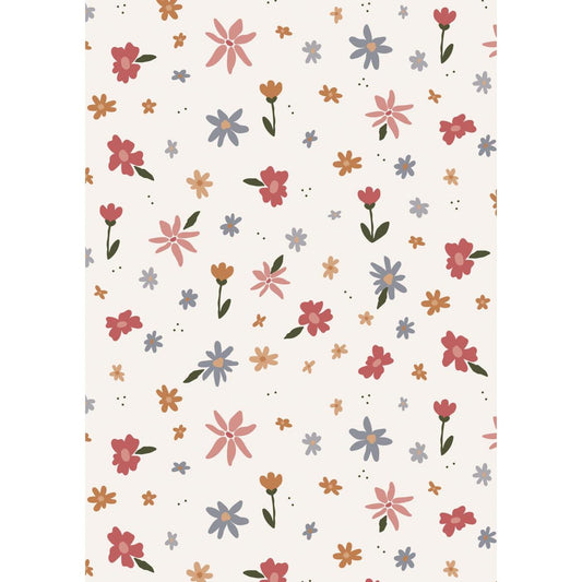 Papierrolle Geschenkpapier "Blumenwiese" 5 m/Rolle