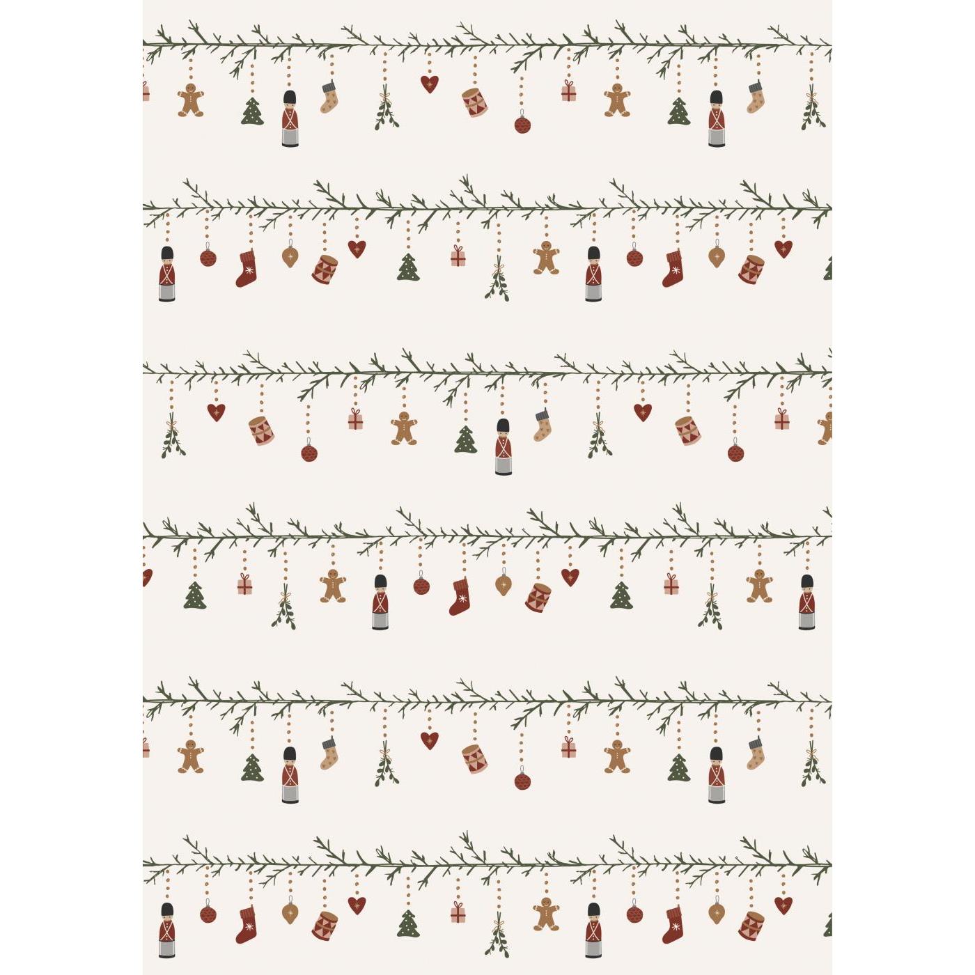 Papierrolle Weihnachtsgirlanden "My Nostalgic Christmas" 5 m/Rolle