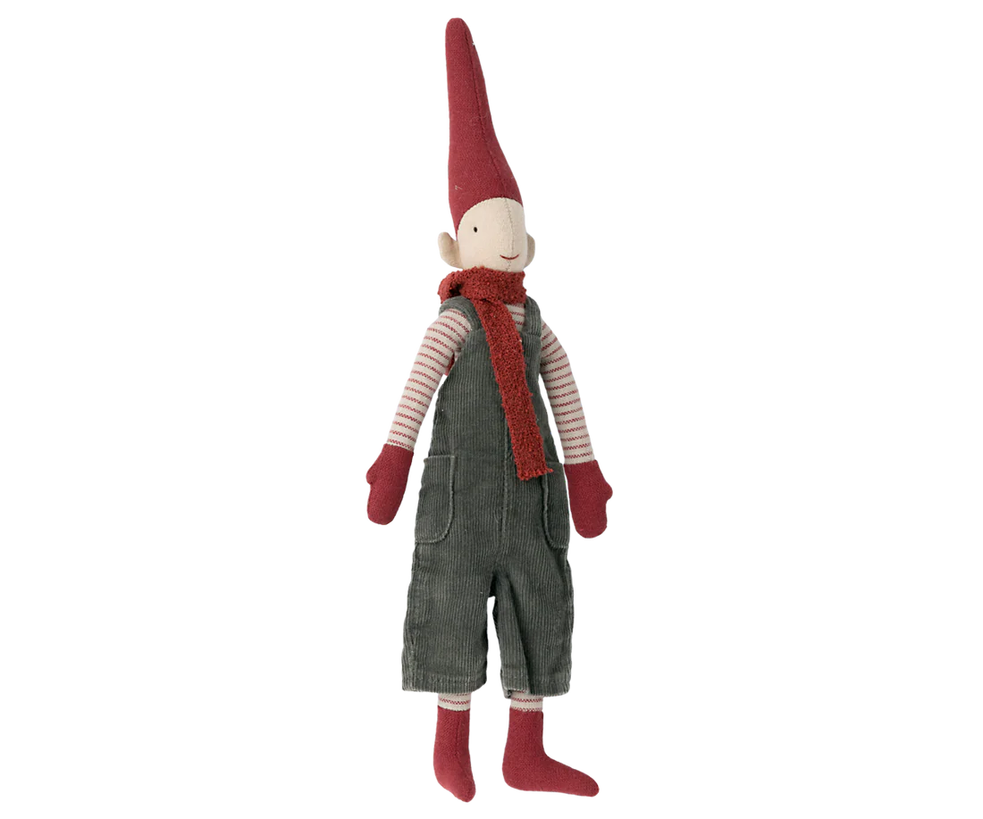 Maileg Wichtel Pixy Junge Overall Größe 2 - 31cm - Wohnen auf dem Land