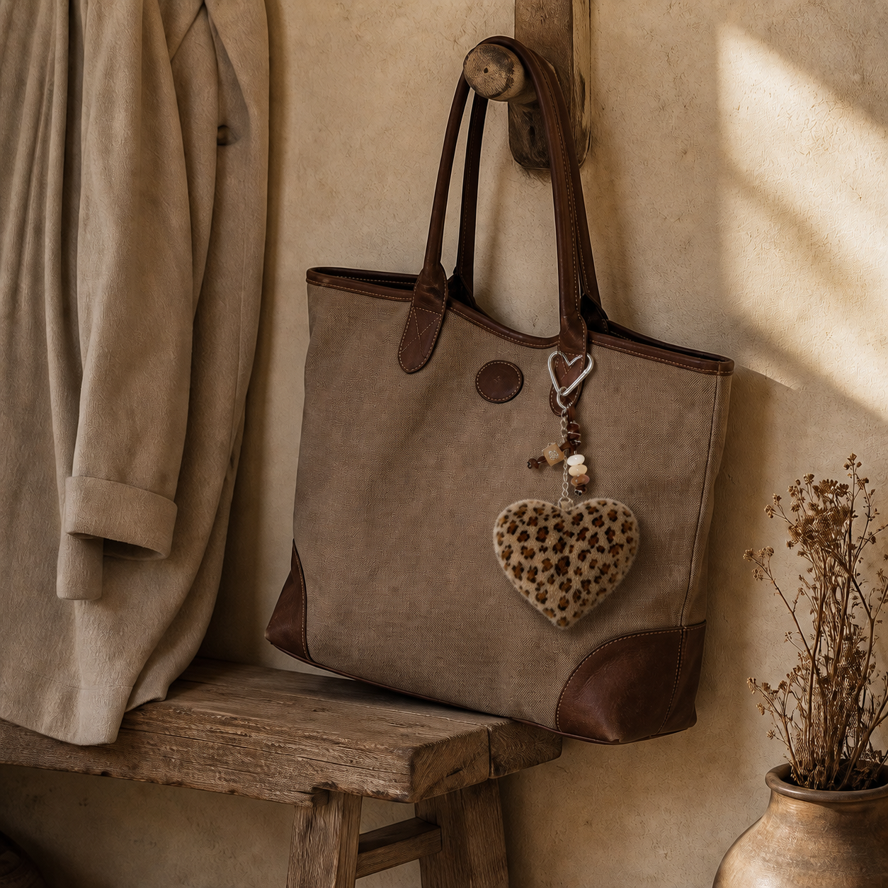 Herzanhänger Leonie als herbstliches Accessoire
