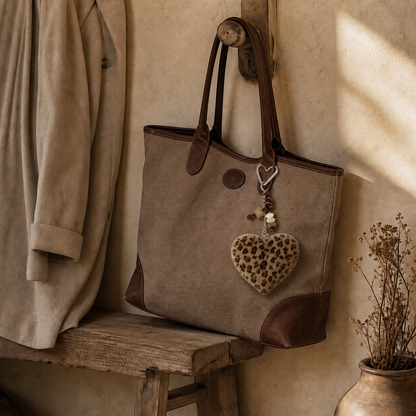 Herzanhänger Leonie als herbstliches Accessoire