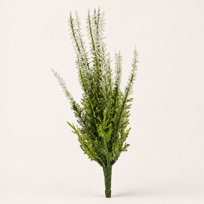 Cremefarbene Erika Kunstpflanze Heather