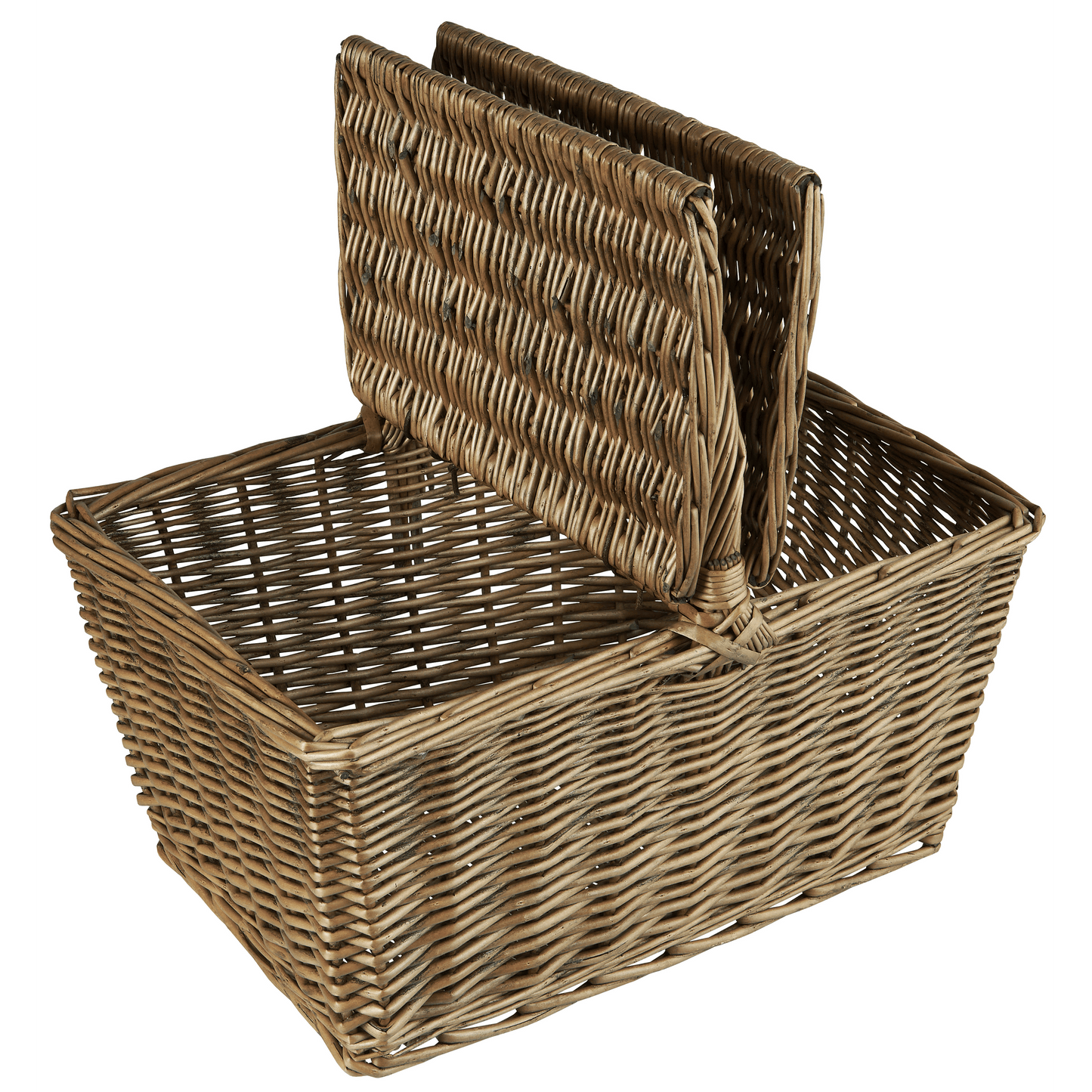 Korb "Picknick" mit Deckel und Querhenkel Rattan