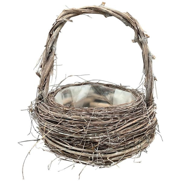 Korb Pflanzkorb "Willow" Rattan braun 24cm