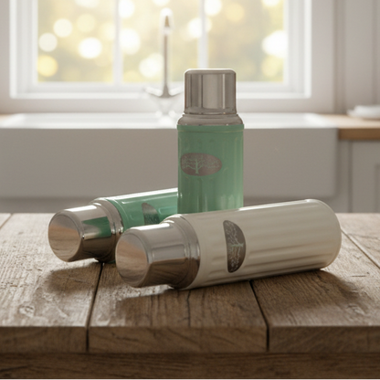 IB Laursen Thermosflasche "Nordic Picnic" aus Metall, 500 ml, in zwei Farben, ideal für heiße und kalte Getränke