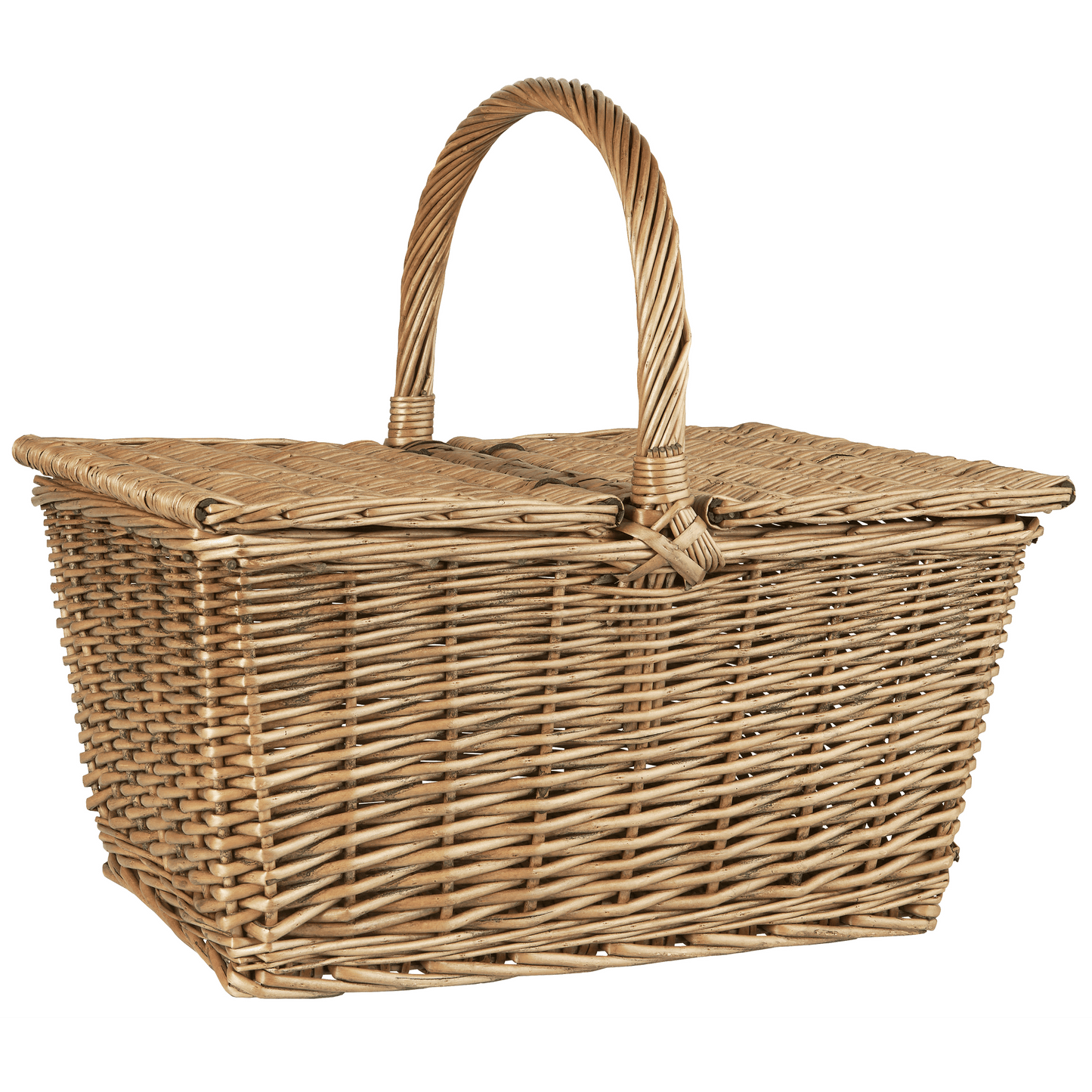 Korb "Picknick" mit Deckel und Querhenkel Rattan