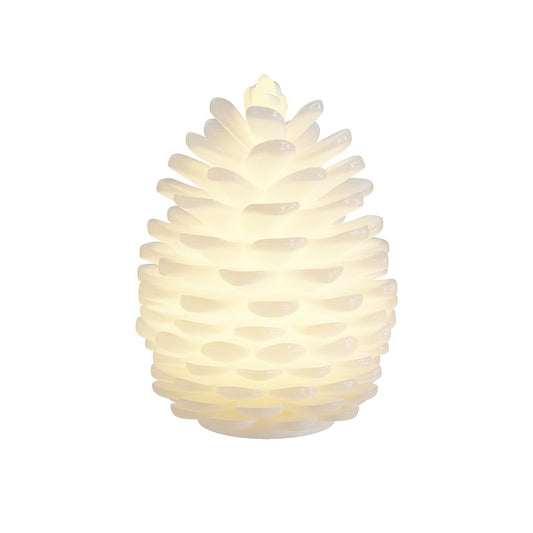 LED Zapfen "Hvid Kogle" Weiß 13cm