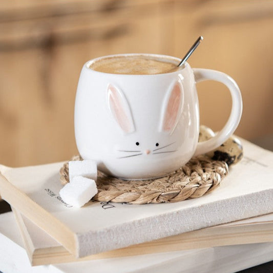 Tasse Kaffee "Bunny" Keramik Hase Dekor