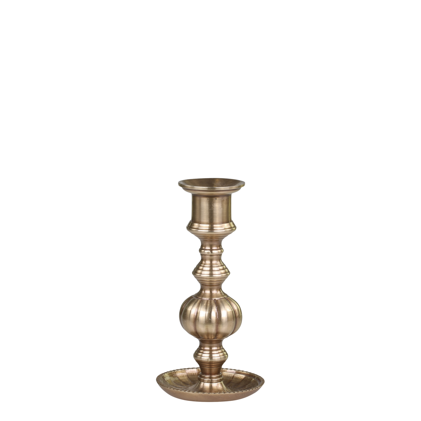 Kerzenhalter "Royal" für Stabkerzen Antique Messing - Wohnen auf dem Land