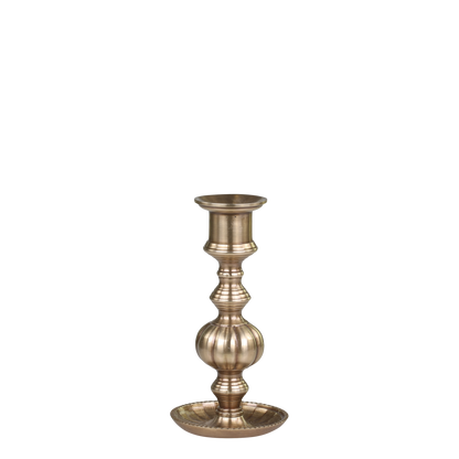 Kerzenhalter "Royal" für Stabkerzen Antique Messing - Wohnen auf dem Land