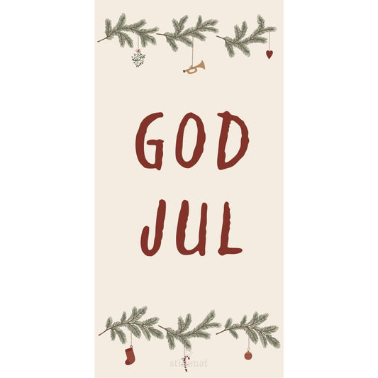 Serviette God Jul und Weihnachtsgirlanden My Nostalgic Christmas 16 Stck