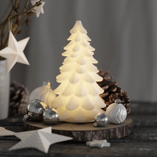LED Tannenbaum "Hvid Juletræer" Weiß 16cm - Wohnen auf dem Land