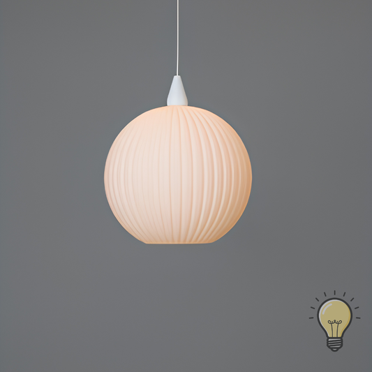 Großer runder Leuchtkörper „sechs“ von Die Edelweissen, kugelförmige Leuchte mit warmem Licht in stilvollem Design