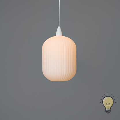 Mittelgroßer, weißer Kürbis-Leuchtkörper von Die Edelweissen, dekorative Leuchte mit beleuchtetem Kürbisdesign.