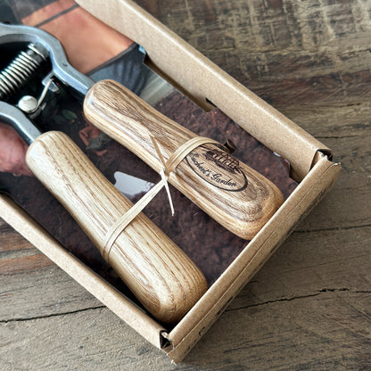 Gartenschere mit Holzgriff, 21 cm, für Blumen, aus Stahl, von Wohnen auf dem Land, Gartenzubehör für Gartenarbeit