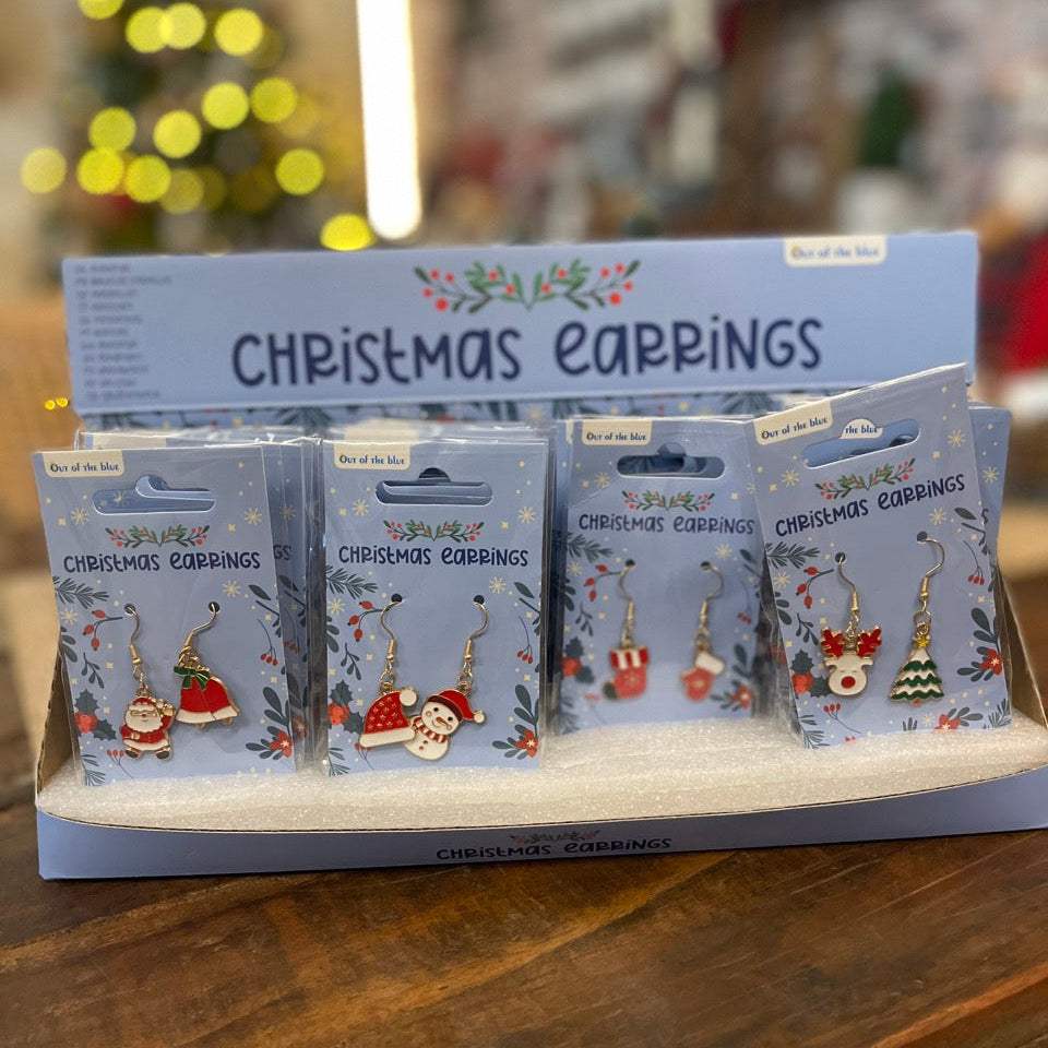 Ohrringe Weihnachten "Christmas" Bunt 4 Varianten - Wohnen auf dem Land