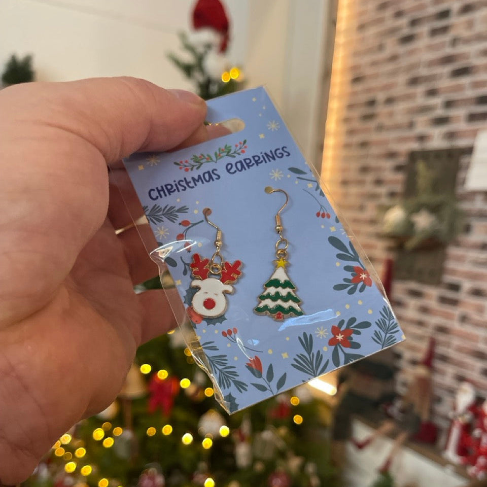 Ohrringe Weihnachten "Christmas" Bunt 4 Varianten - Wohnen auf dem Land