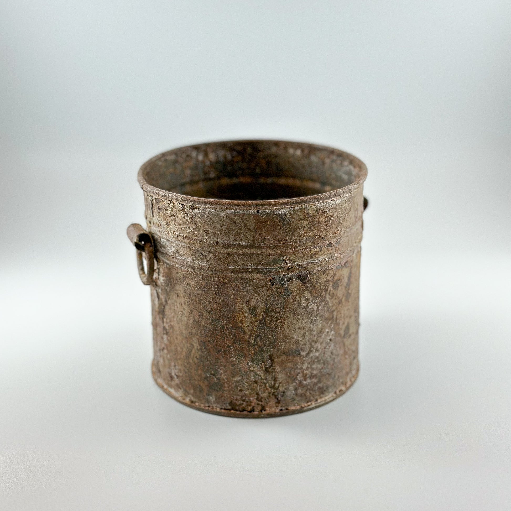 Dose Blumenvase "Rusty Pot" - Wohnen auf dem Land