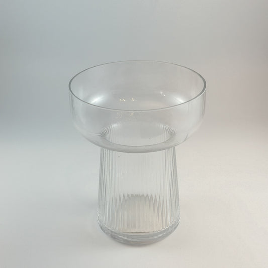 Glas Vase "Eily" Hyazinthenvase Klar