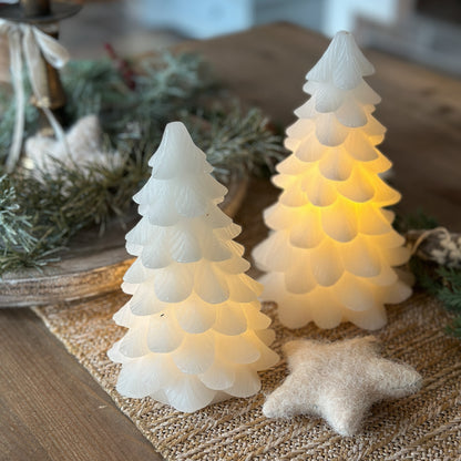 LED Tannenbaum "Hvid Juletræer" XL Weiß 19cm - Wohnen auf dem Land