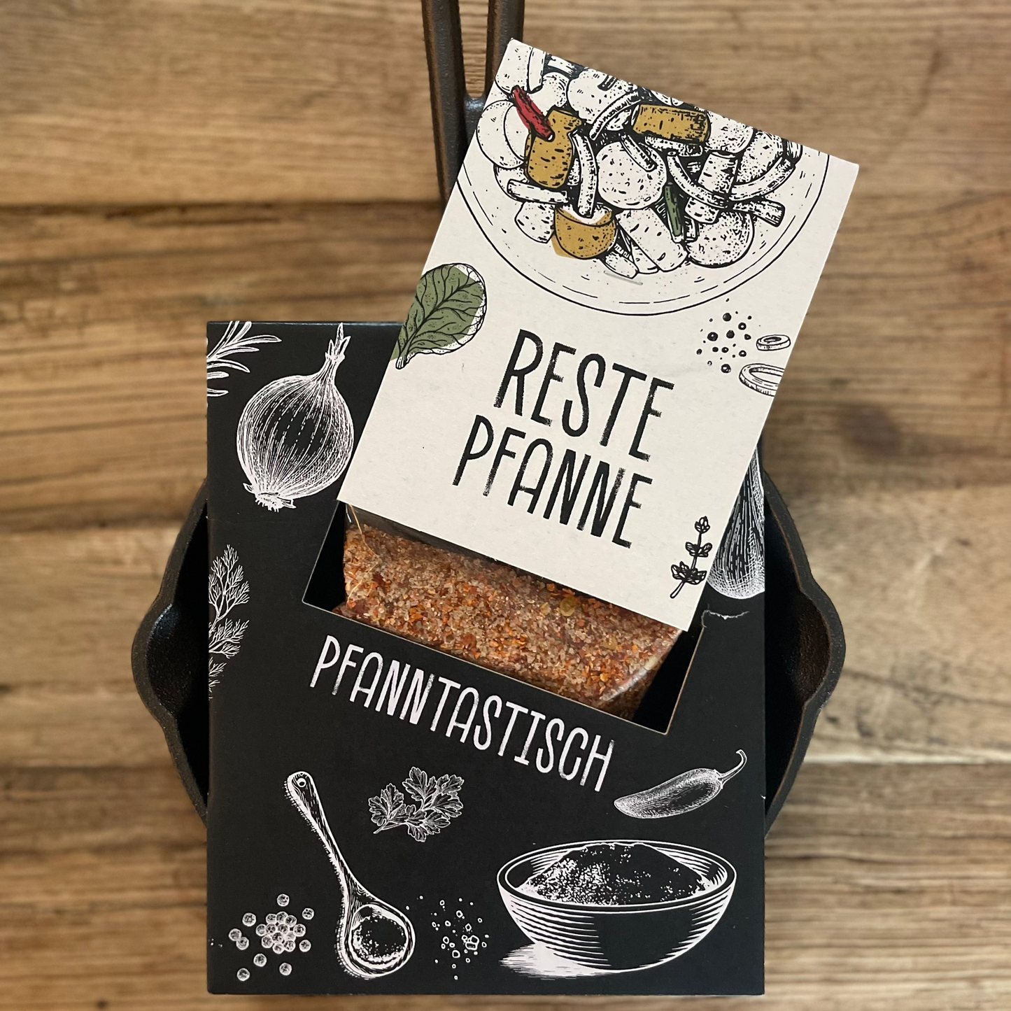 Pfanntastisch "Reste Pfanne" Gusseisen inkl. Gewürz und Rezept - Wohnen auf dem Land