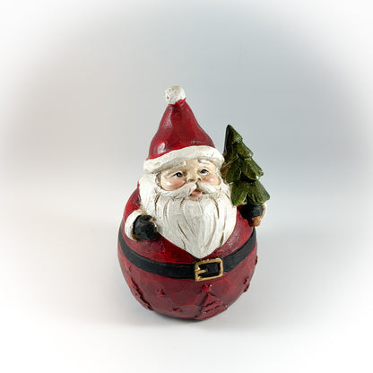 Deko Figur Weihnachtsmann "Nikolaus" Polyresin Klein