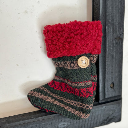 Deko Socke Weihnachten "British Christmas" 17cm