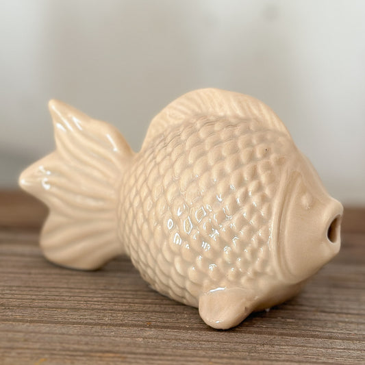 Deko Fisch "Glee" Natur Groß 13,5cm