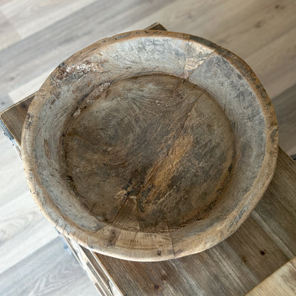 Schale "Alma Natur" Vintage Holz 47cm *Einzelposten*
