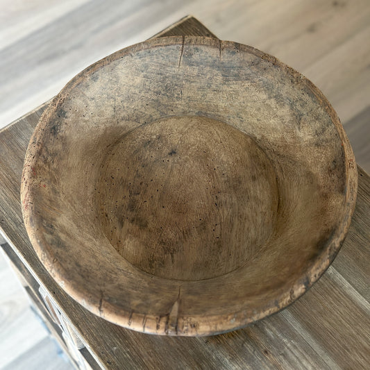 Schale "Alma Natur" Vintage Holz 38cm *Einzelposten*