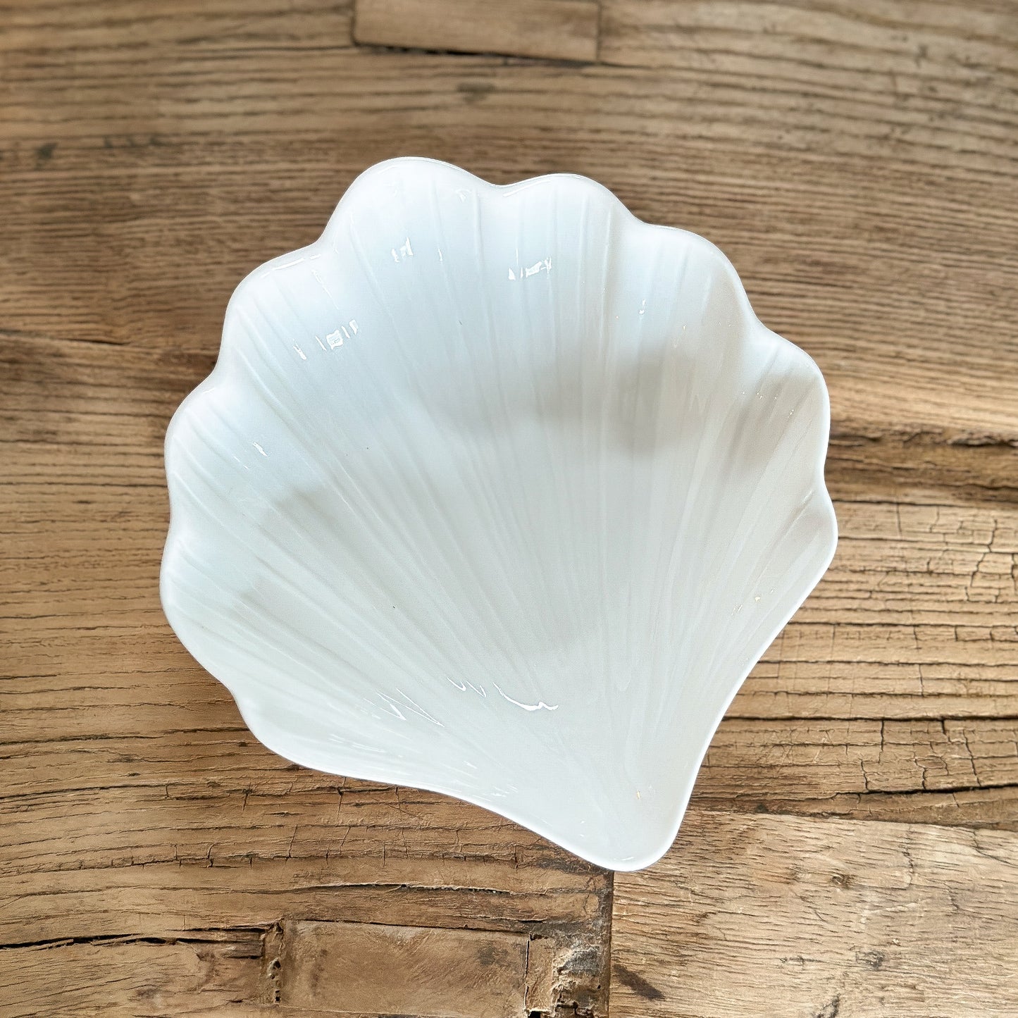 Schalen Dip "Petit Marée" Muschelform Keramik Weiß 2er Set