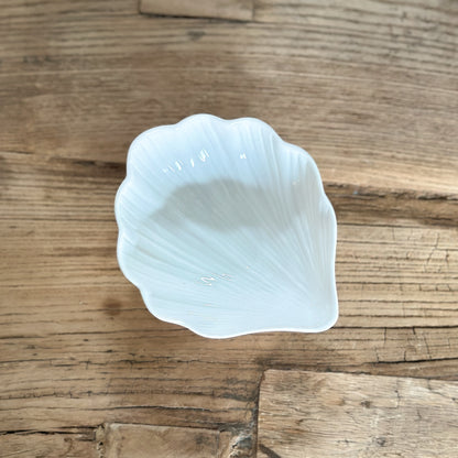 Schalen Dip "Petit Marée" Muschelform Keramik Weiß 2er Set