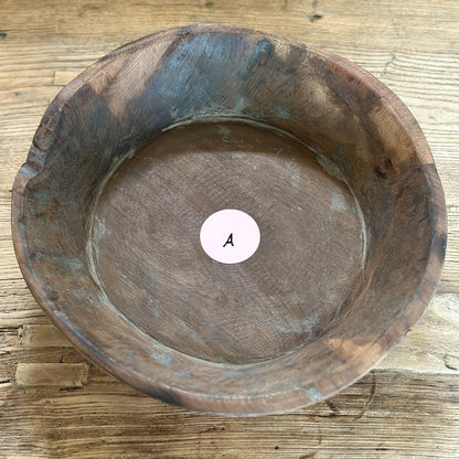 Schale Molle "Alma Natur" Vintage Holz *Einzelstücke* 5 Varianten 34-43cm - Wohnen auf dem Land