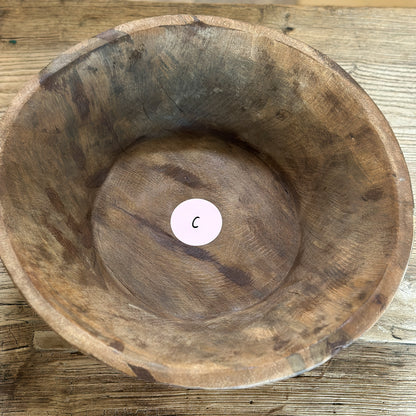 Schale Molle "Alma Natur" Vintage Holz *Einzelstücke* 5 Varianten 34-43cm - Wohnen auf dem Land