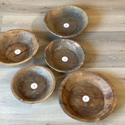 Schale Molle "Alma Natur" Vintage Holz *Einzelstücke* 5 Varianten 34-43cm - Wohnen auf dem Land