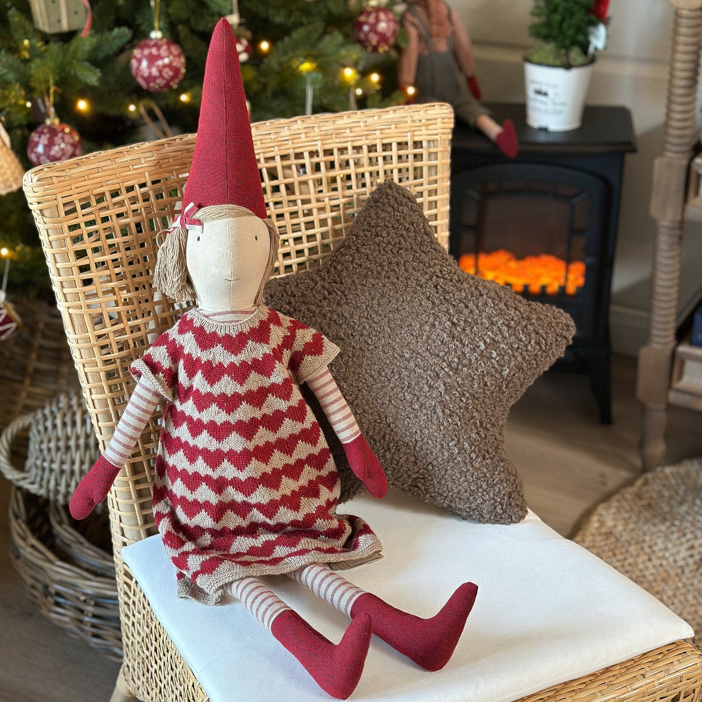 Wichtel Pixy Mädchen Strickkleid Größe 5 - 84cm - Wohnen auf dem Land