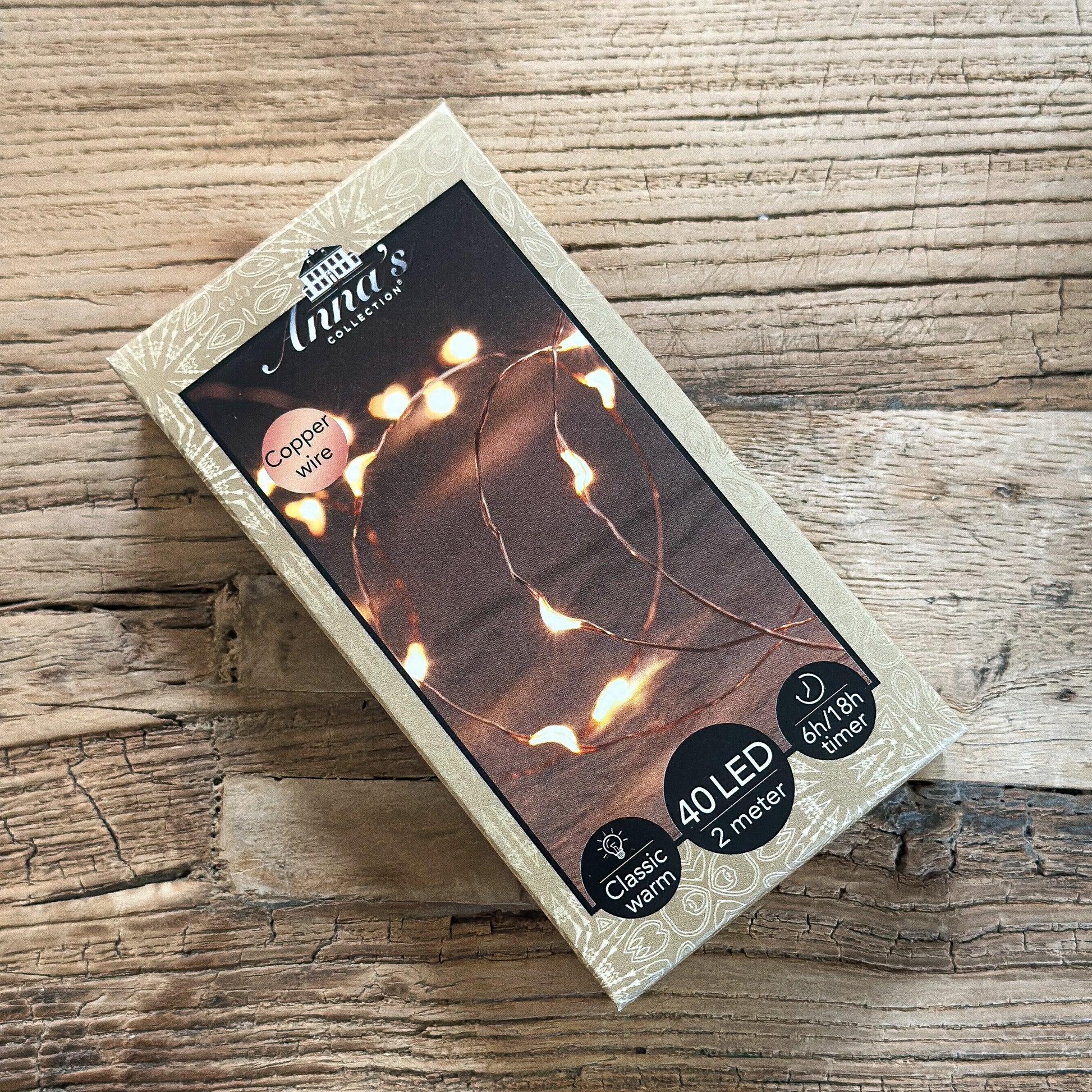 Lichterkette Micro "Copper Glow" LED Indoor warmweiß kupfer 3 Größen - Wohnen auf dem Land