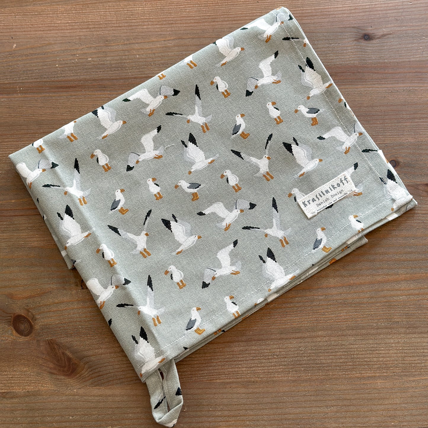 Geschirrtuch "Seagulls" Möwenmotiv Grau
