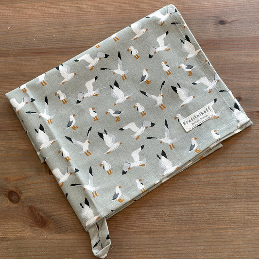 Geschirrtuch "Seagulls" Möwenmotiv Grau