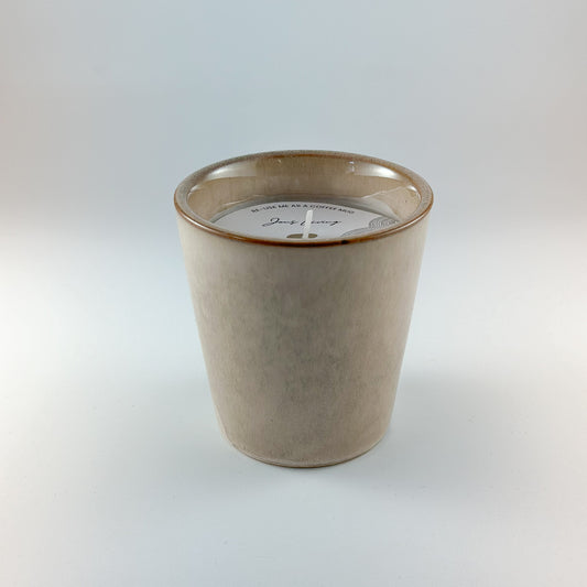 Kerze im Becher Tasse "Candle Mok" Keramik - Wohnen auf dem Land