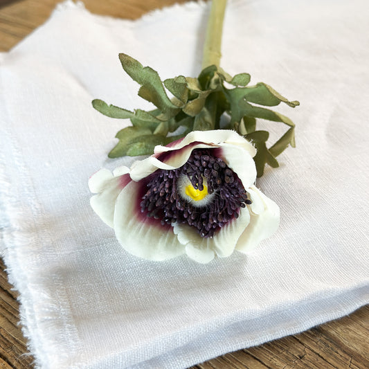 Blume Stiel Anemone "Elara" künstlich 2 Farben 36cm