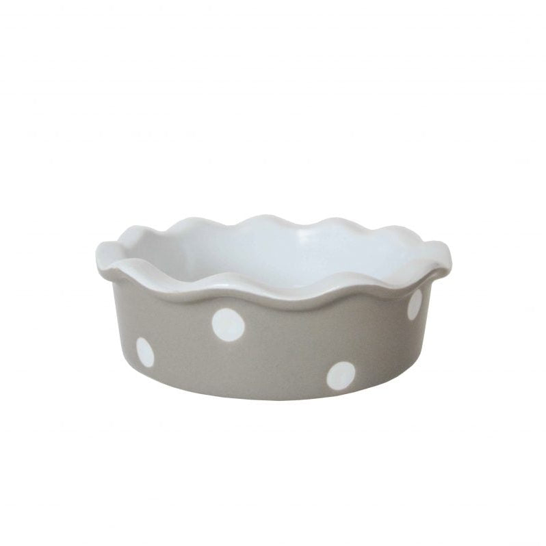 Auflaufform Backen Schale "Polka Dots" Keramik Mini 12cm - 4 Farben - Wohnen auf dem Land