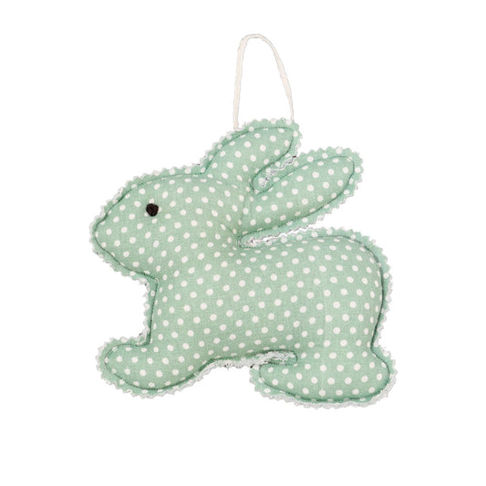 Anhänger Ornament "Bunny Dusty Green" Grün