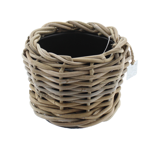 Korb Pflanzkübel "DryPot" Rattan 20x15cm