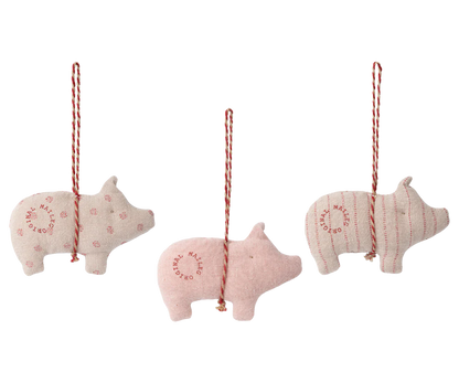 Anhänger Schwein Ornament 3 Designs