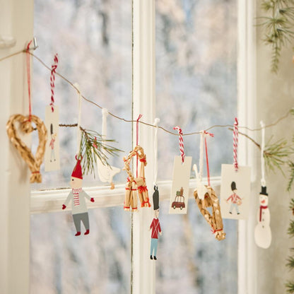 Aufhänger My Nostalgic Christmas "Schneemann" Metall - Wohnen auf dem Land